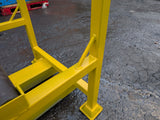 1t cable reel drum spooler stand carrier dispenser stackable fork or crane mounted.
