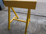 Yellow trestle metal.