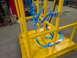 Fork Lift & Crane Mounted Gas Bottle Carrier 400KG Max Capacity With 2 Lashing Heights
