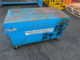 Share Metal Tool Vault On Castors Secure Van Box Colours and Styles Vary *Ex Hire*