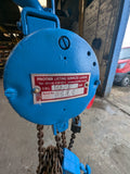 broomwade pneumatic air chain hoist 1000kg ex hire.