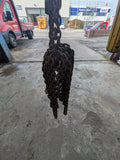broomwade pneumatic air chain hoist 1000kg ex hire.