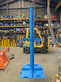 crane mounted gas bottle carrier suitable for tall bottles only ex hire.