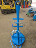 crane mounted gas bottle carrier - suitable for tall slim bottles only ex hire.