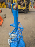 crane mounted gas bottle carrier - suitable for tall slim bottles only ex hire.
