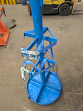 crane mounted gas bottle carrier - suitable for tall slim bottles only ex hire.