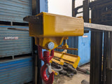 forklift mounted lifting hook attachment single pocket telehandler crane jib