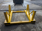 forklift mounted pipe & tube attachment 1t 1000kg.