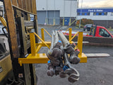 forklift mounted pipe & tube attachment 1t 1000kg.