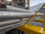 forklift mounted pipe & tube attachment 1t 1000kg.