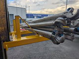 forklift mounted pipe & tube attachment 1t 1000kg.