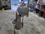 gis electric chain block 1t 415v 6m height of lift type 100-2 ex hire.