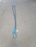 grade 10 lifting chain sling 8mm 2 leg 2m self locking hooks c w grabs ex hire.