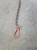 grade 80 collar chain 10mm 4m with clevis reeving links ex hire.