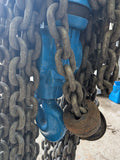 j.d neuhaus pneumatic air chain hoist 10000kg bottom hook and chain.