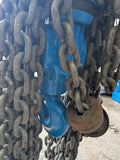 j.d neuhaus pneumatic air chain hoist 10000kg bottom hook.