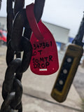 j.d neuhaus pneumatic air chain hoist 10000kg id tag