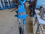 j.d neuhaus pneumatic air chain hoist 1t block, hook & chain.