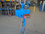 j.d neuhaus pneumatic air chain hoist 1t.
