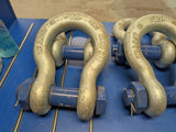 j&l lifting 4x 25t safety shackles.