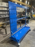 Mobile lifting equipment storage stand trolley