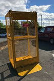 Mobile Crane and Fork Mounted Gas Bottle Lifting Cage