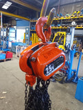ELEPHANT CHAIN BLOCK AND TACKLE MANUAL HOIST 2500kg, 6m Height Of Lift *Ex Hire*