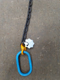 Grade 80 Lifting Chain Sling 8mm Single Leg 1m Sling Hook *Ex Hire*
