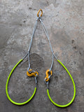 wire rope brother winch recovery trailer strap - even pull system