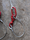 wire rope brother winch recovery trailer strap bottom loop second side.