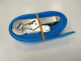 2x Blue Endless Ratchet Strap 35mm Webbing 2t 4 Metre Lashing Strap fast shipping - Lifting Slings