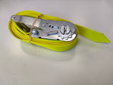 1x Hi Vis Endless Ratchet Strap 50mm Webbing 5t 4 Metre Lashing Strap fast shipping - Lifting Slings