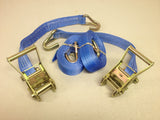 Heavy Duty Ratchet Straps / Cargo Tie Down 1000KG - 5000KG (Sold In Pairs) fast shipping - Lifting Slings