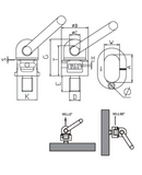 Xona XN303 Swivel Lifting Point with Ring  - Sizes From 8mm to 42mm fast shipping - Lifting Slings