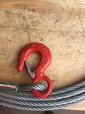 Winch Wire Rope And Hook 15mtrs X 9mm Recovery / Off-road fast shipping - Lifting Slings